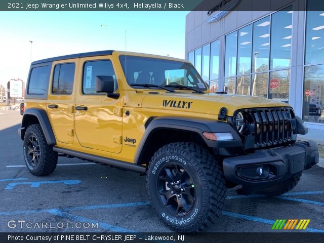 2021 Jeep Wrangler Unlimited Willys 4x4 in Hellayella