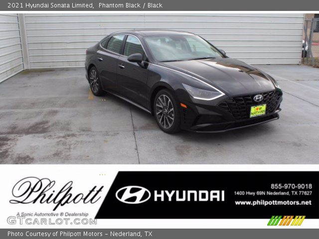 2021 Hyundai Sonata Limited in Phantom Black