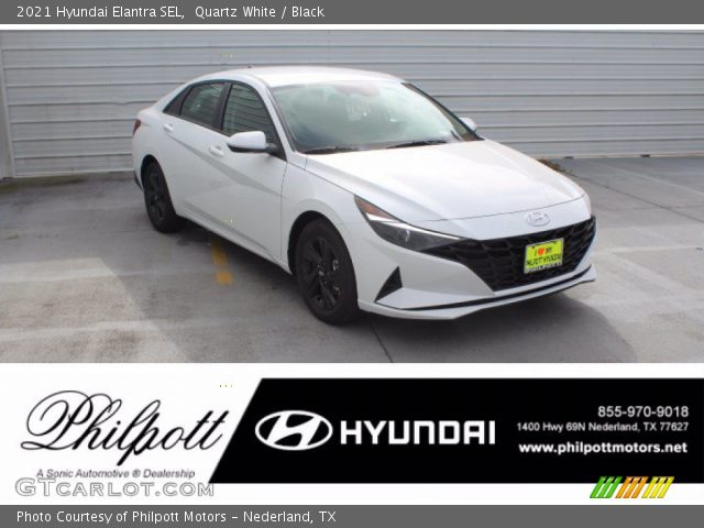 2021 Hyundai Elantra SEL in Quartz White