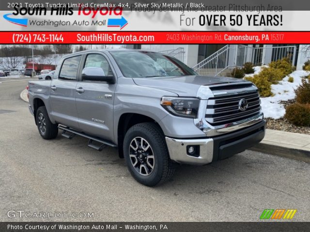 2021 Toyota Tundra Limited CrewMax 4x4 in Silver Sky Metallic