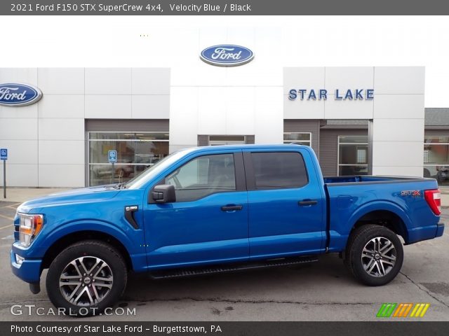 2021 Ford F150 STX SuperCrew 4x4 in Velocity Blue
