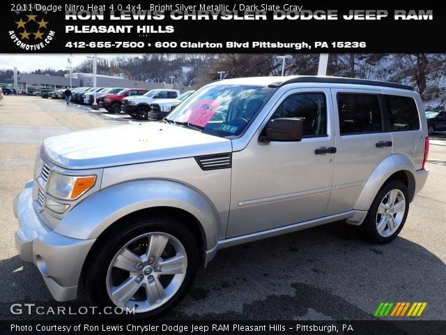 2011 Dodge Nitro Heat 4.0 4x4 in Bright Silver Metallic