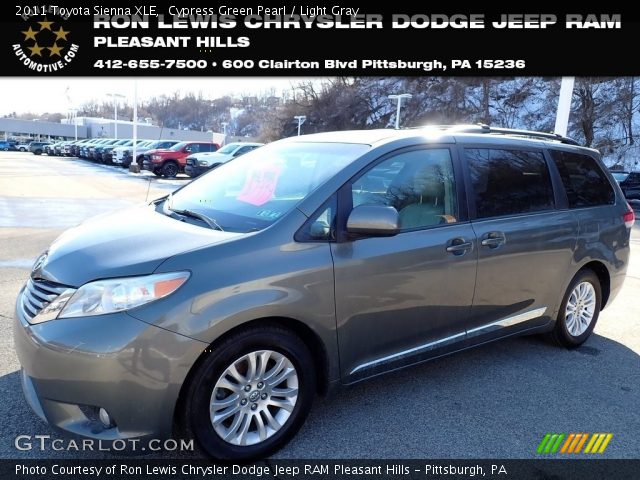 2011 Toyota Sienna XLE in Cypress Green Pearl