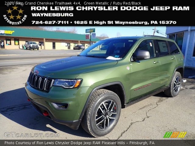 2021 Jeep Grand Cherokee Trailhawk 4x4 in Green Metallic