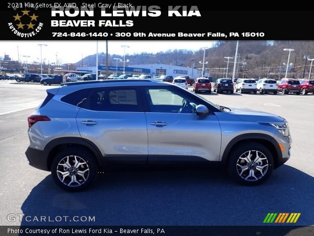 2021 Kia Seltos EX AWD in Steel Gray