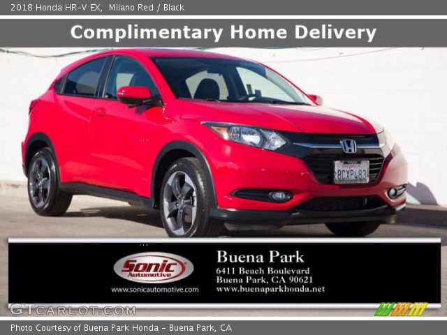 2018 Honda HR-V EX in Milano Red