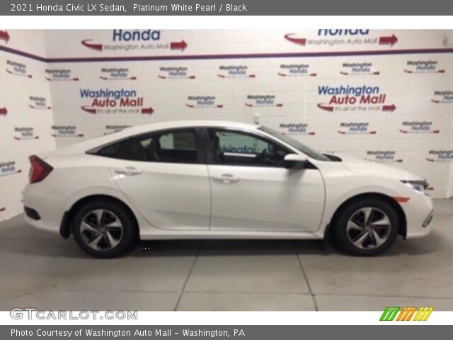 2021 Honda Civic LX Sedan in Platinum White Pearl