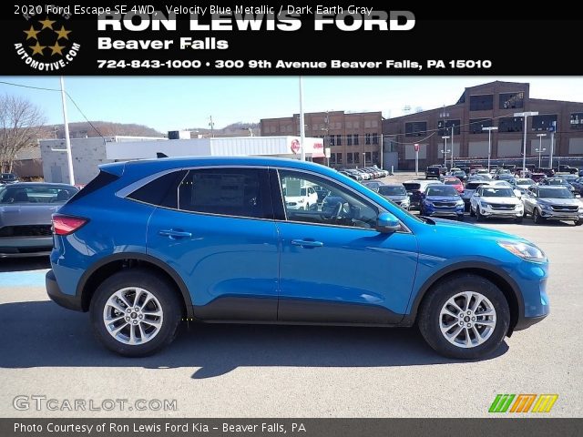 2020 Ford Escape SE 4WD in Velocity Blue Metallic