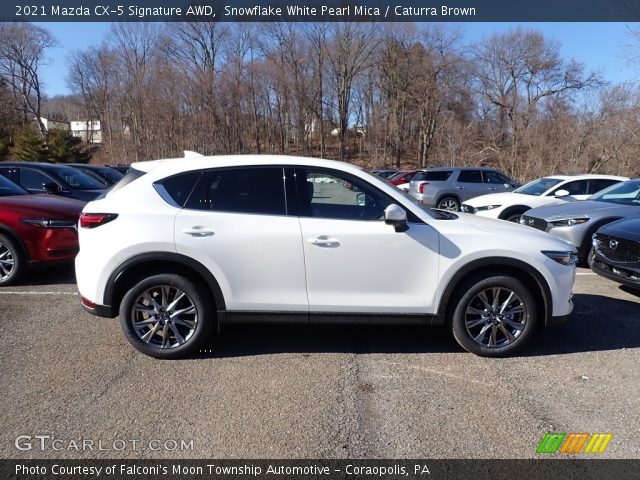 2021 Mazda CX-5 Signature AWD in Snowflake White Pearl Mica