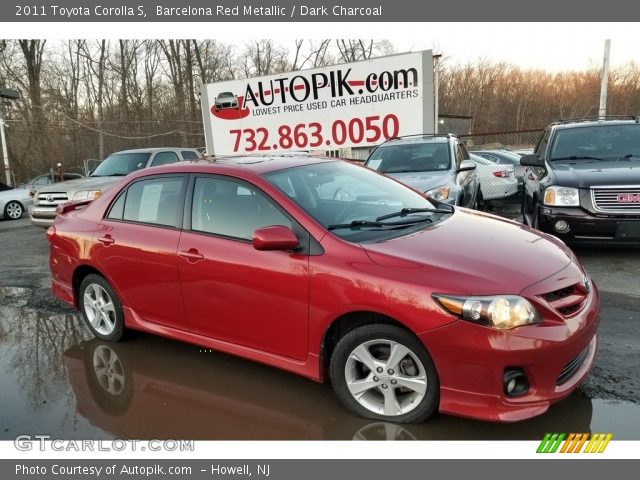 2011 Toyota Corolla S in Barcelona Red Metallic