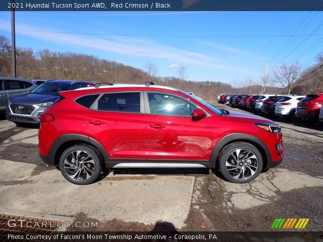 2021 Hyundai Tucson Sport AWD in Red Crimson