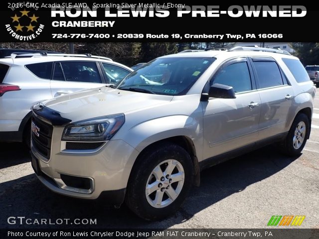 2016 GMC Acadia SLE AWD in Sparkling Silver Metallic