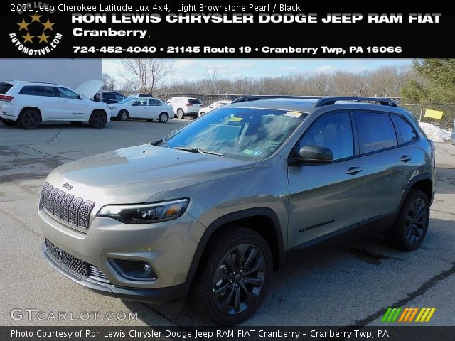 2021 Jeep Cherokee Latitude Lux 4x4 in Light Brownstone Pearl