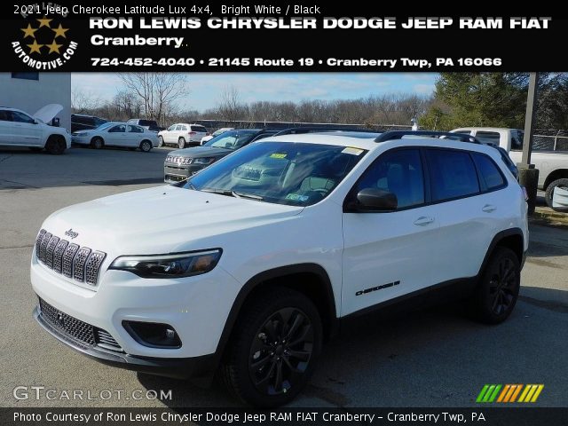 2021 Jeep Cherokee Latitude Lux 4x4 in Bright White
