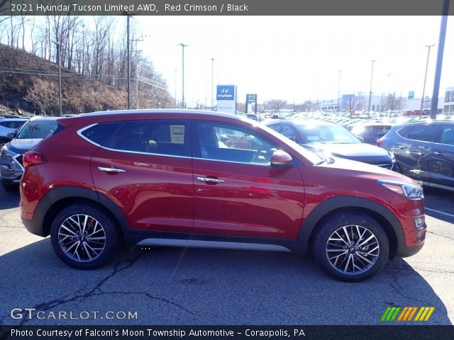 2021 Hyundai Tucson Limited AWD in Red Crimson