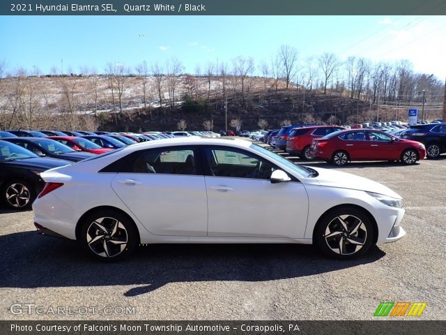 2021 Hyundai Elantra SEL in Quartz White