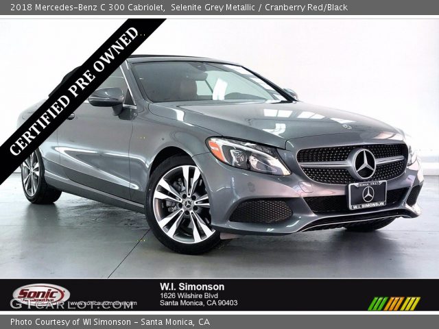 2018 Mercedes-Benz C 300 Cabriolet in Selenite Grey Metallic