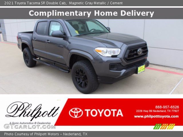 2021 Toyota Tacoma SR Double Cab in Magnetic Gray Metallic