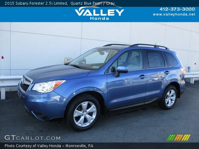 2015 Subaru Forester 2.5i Limited in Quartz Blue Pearl