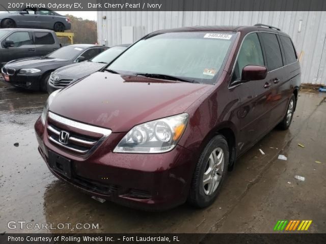 2007 Honda Odyssey EX in Dark Cherry Pearl