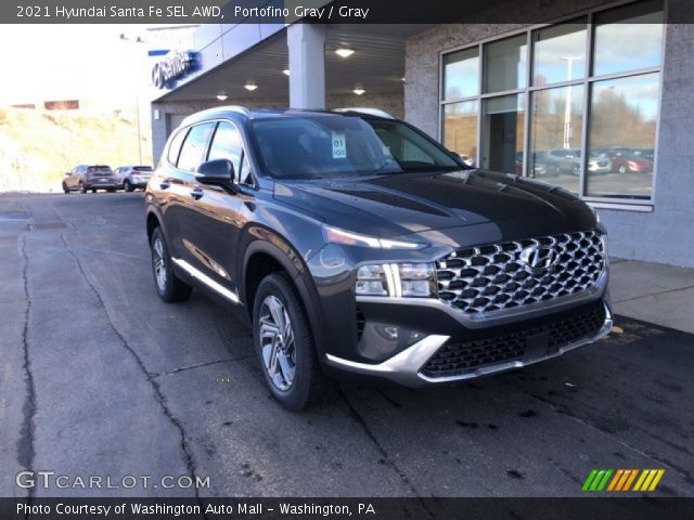 2021 Hyundai Santa Fe SEL AWD in Portofino Gray