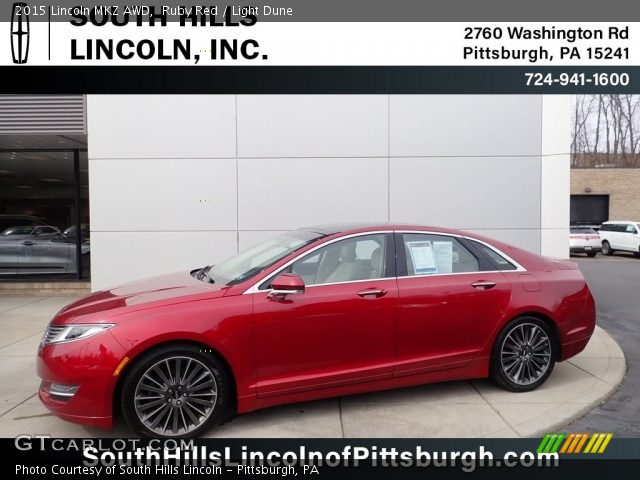 2015 Lincoln MKZ AWD in Ruby Red