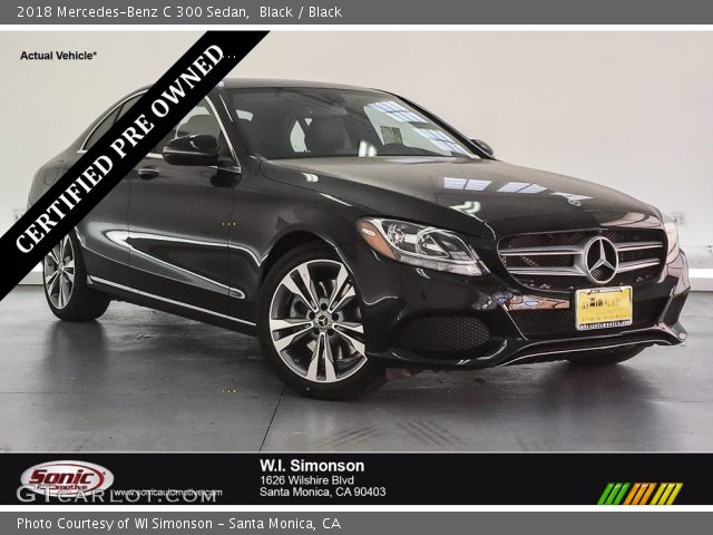 2018 Mercedes-Benz C 300 Sedan in Black