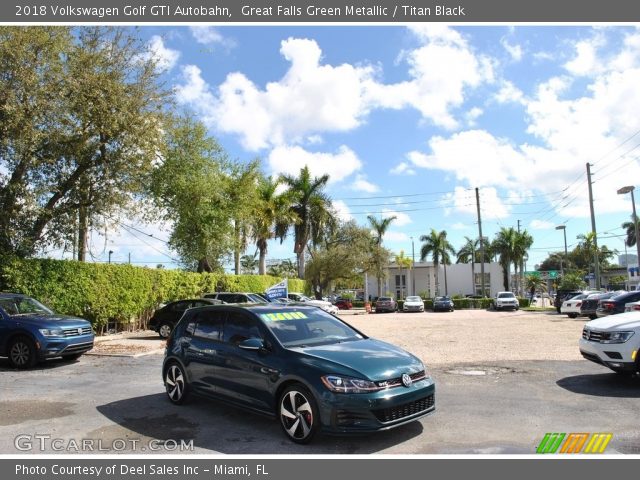 2018 Volkswagen Golf GTI Autobahn in Great Falls Green Metallic