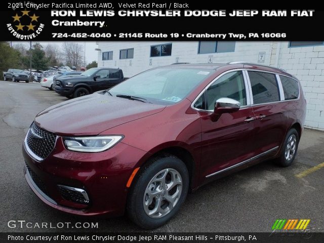 2021 Chrysler Pacifica Limited AWD in Velvet Red Pearl