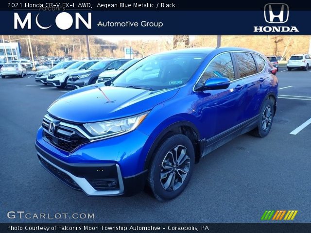 2021 Honda CR-V EX-L AWD in Aegean Blue Metallic