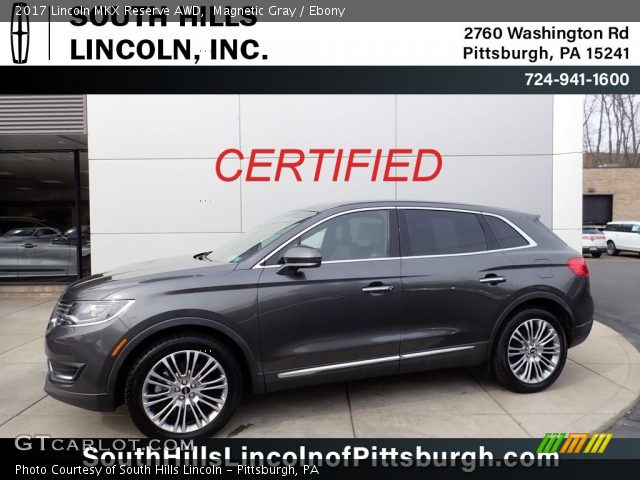 2017 Lincoln MKX Reserve AWD in Magnetic Gray