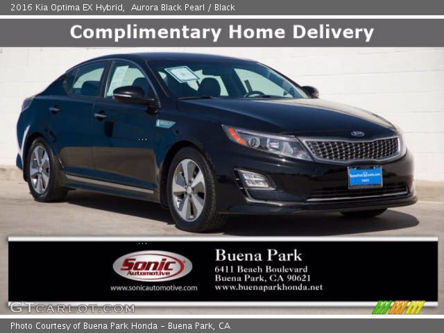 2016 Kia Optima EX Hybrid in Aurora Black Pearl