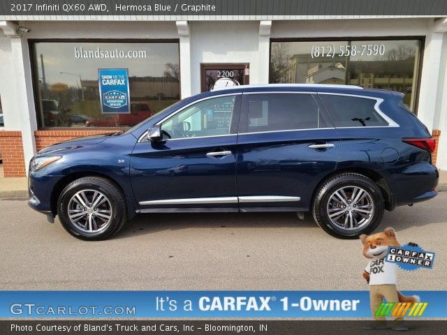 2017 Infiniti QX60 AWD in Hermosa Blue