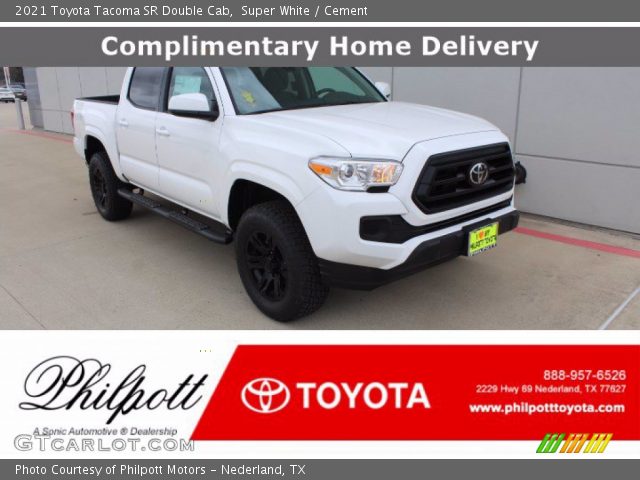 2021 Toyota Tacoma SR Double Cab in Super White