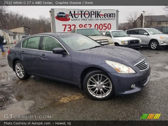 2012 Infiniti G 37 x AWD Sedan in Graphite Shadow