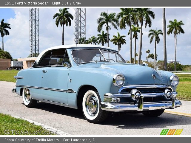 1951 Ford Victoria Sedan in Light Blue