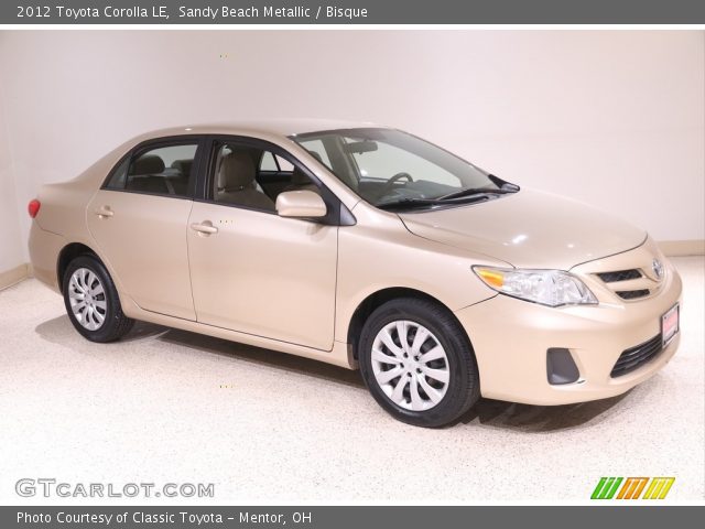 2012 Toyota Corolla LE in Sandy Beach Metallic