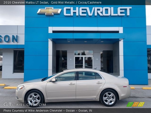 2010 Chevrolet Malibu LT Sedan in Gold Mist Metallic
