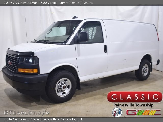 2019 GMC Savana Van 2500 Cargo in Summit White