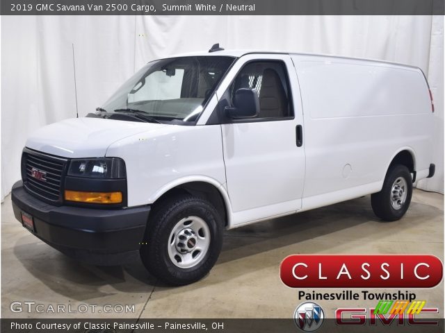 2019 GMC Savana Van 2500 Cargo in Summit White