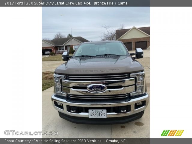 2017 Ford F350 Super Duty Lariat Crew Cab 4x4 in Bronze Fire