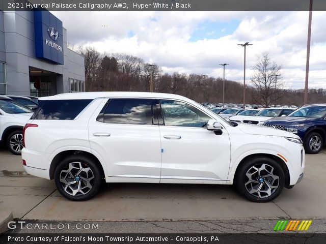 2021 Hyundai Palisade Calligraphy AWD in Hyper White