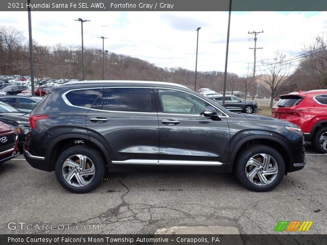 2021 Hyundai Santa Fe SEL AWD in Portofino Gray