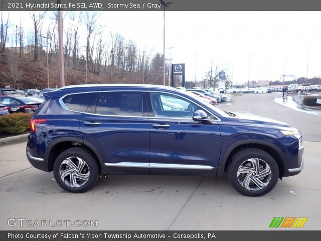 2021 Hyundai Santa Fe SEL AWD in Stormy Sea