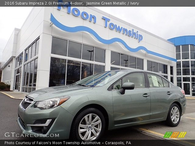 2016 Subaru Impreza 2.0i Premium 4-door in Jasmine Green Metallic