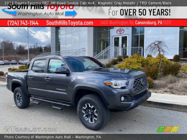 2021 Toyota Tacoma TRD Off Road Double Cab 4x4 in Magnetic Gray Metallic