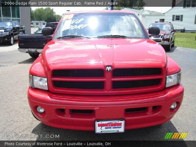 2000 Dodge Ram 1500 Sport Regular Cab in Flame Red