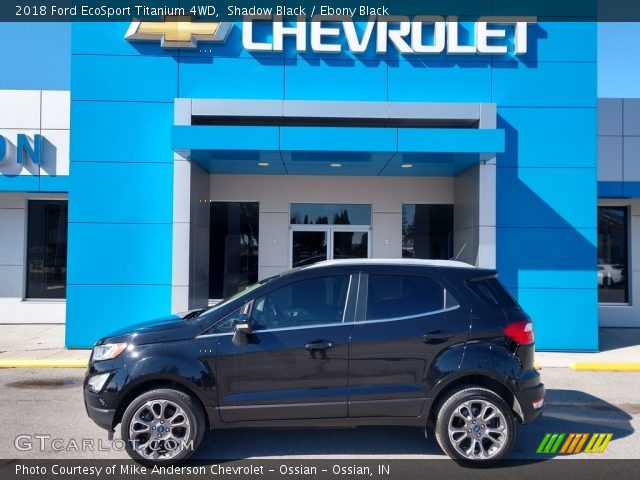 2018 Ford EcoSport Titanium 4WD in Shadow Black