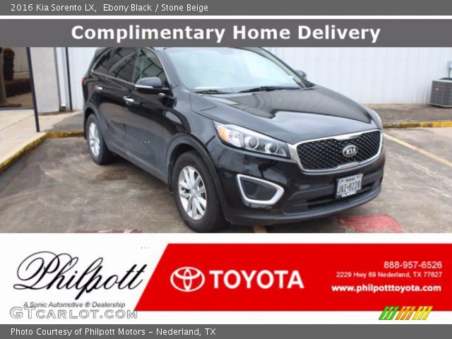 2016 Kia Sorento LX in Ebony Black