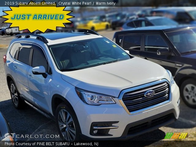 2019 Subaru Ascent Limited in Crystal White Pearl
